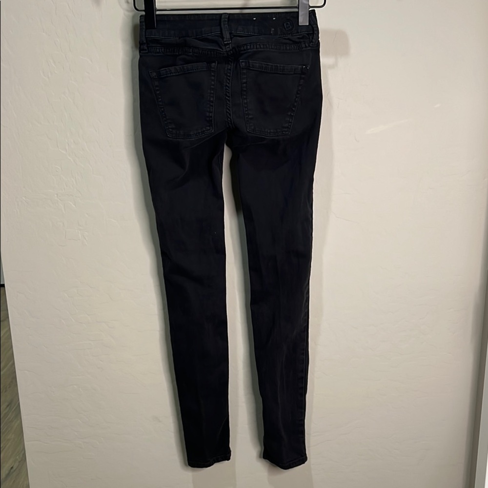 Vintage BullHead Jeans Black Gray Low Rise Crescent Legging Pacsun Slim Skinny - Picture 6 of 14